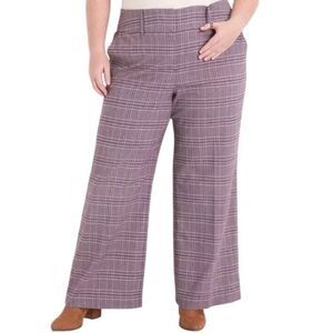 Lane Bryant Pants 18 Wide Leg Trouser Magic Waist Office Stretch Capsule